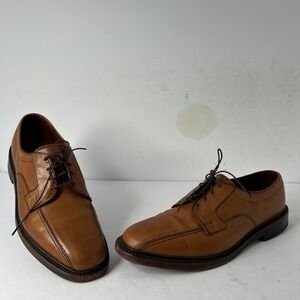 Allen Edmonds 5924 Hillcrest Brown Leather Dress Shoes Men's US 9 D Bicycle Toe